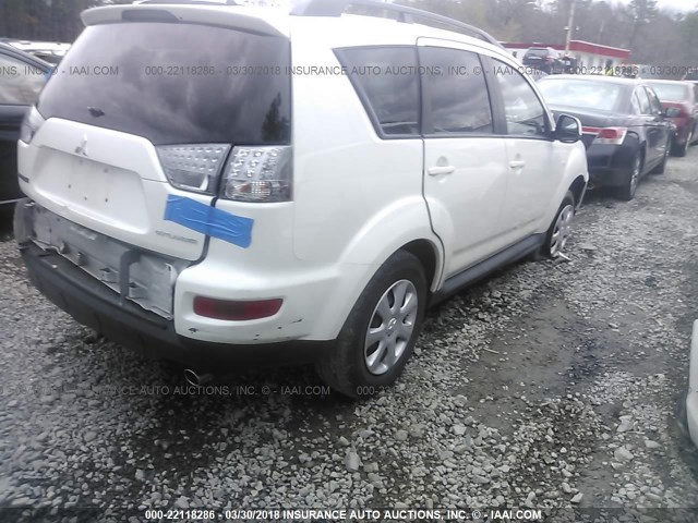 JA4AS2AW4DU000962 - 2013 MITSUBISHI OUTLANDER ES Ağ foto 4