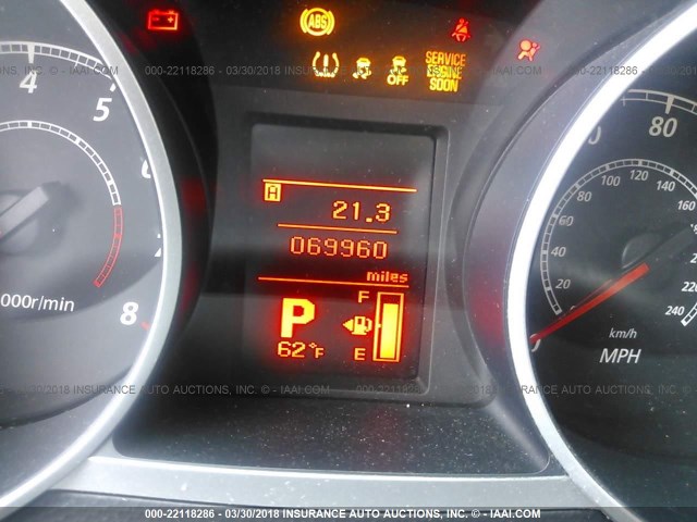 JA4AS2AW4DU000962 - 2013 MITSUBISHI OUTLANDER ES Ağ foto 7