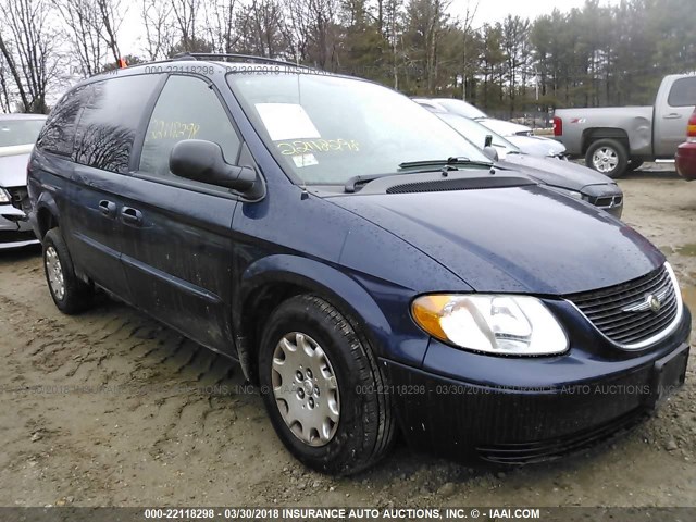 2C4GP44383R341730 - 2003 CHRYSLER TOWN & COUNTRY LX Dark Blue photo 1