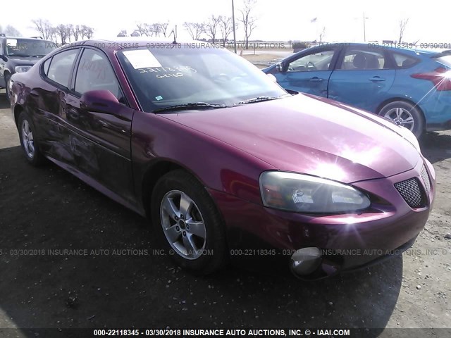 2G2WP522351280109 - 2005 PONTIAC GRAND PRIX MAROON photo 1