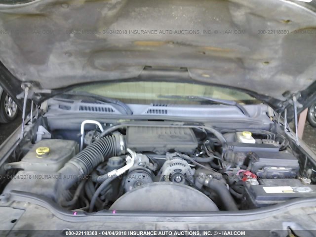 1J8HG48K66C271656 - 2006 JEEP COMMANDER BLACK photo 10