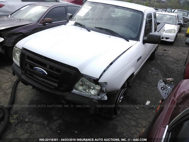 1FTYR14U48PA23425 - 2008 FORD RANGER SUPER CAB WHITE photo 2