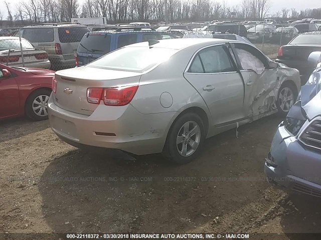 1G11A5SLXFF115659 - 2015 CHEVROLET MALIBU LS GOLD photo 4