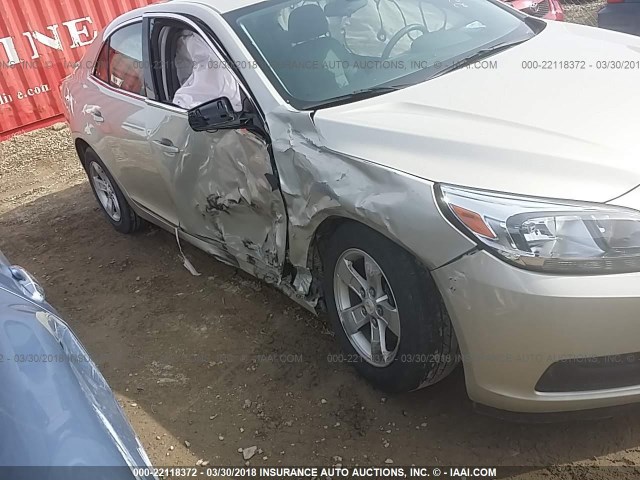 1G11A5SLXFF115659 - 2015 CHEVROLET MALIBU LS GOLD photo 6