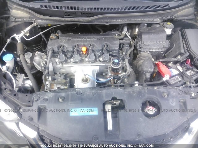 19XFB2F99DE088131 - 2013 HONDA CIVIC EXL BLACK photo 10