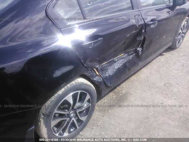 19XFB2F99DE088131 - 2013 HONDA CIVIC EXL BLACK photo 6