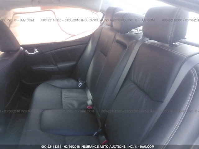 19XFB2F99DE088131 - 2013 HONDA CIVIC EXL BLACK photo 8