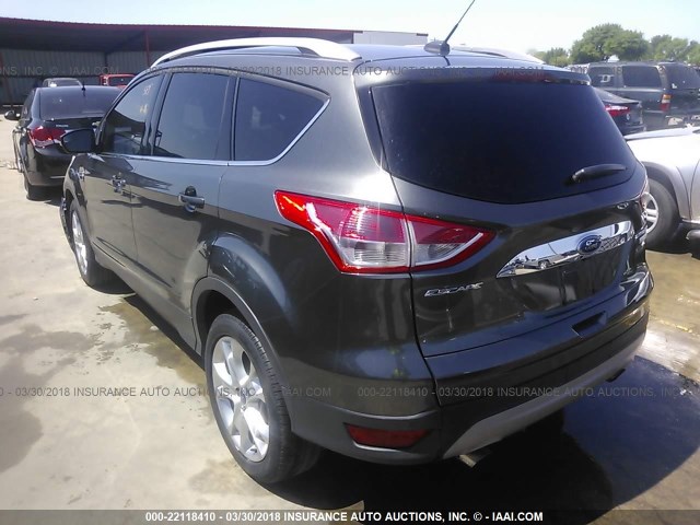 1FMCU0J96GUA20654 - 2016 FORD ESCAPE TITANIUM GRAY photo 3