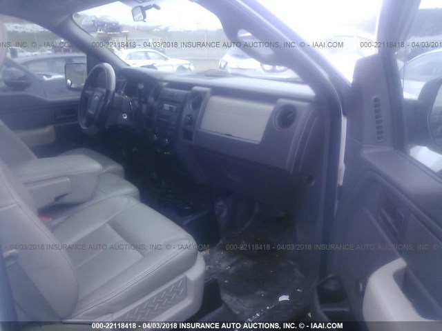 1FTRF14WX9KB23168 - 2009 FORD F150 WHITE photo 5