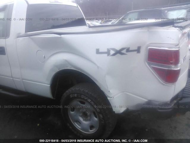 1FTRF14WX9KB23168 - 2009 FORD F150 WHITE photo 6