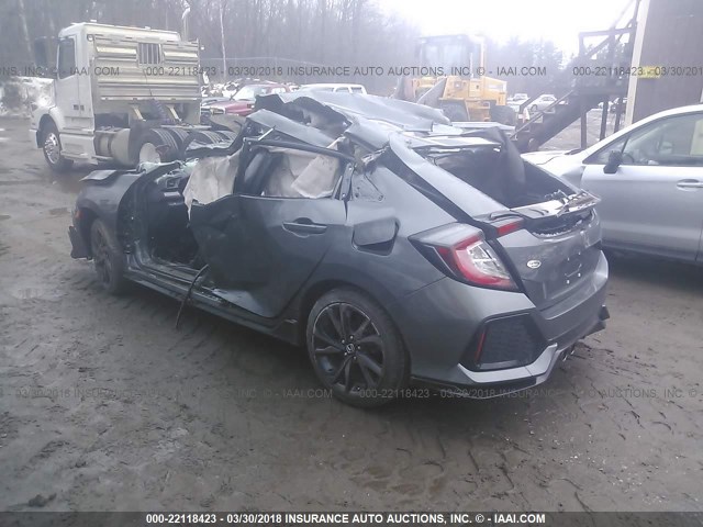 SHHFK7H48HU427412 - 2017 HONDA CIVIC SPORT Grau Foto 3