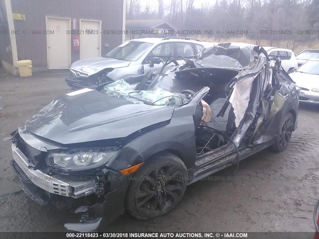 SHHFK7H48HU427412 - 2017 HONDA CIVIC SPORT Grau Foto 6