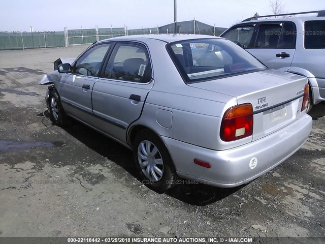JS2GB41S015200340 - 2001 SUZUKI ESTEEM GL/GLX/GLX SPORT SILVER photo 3