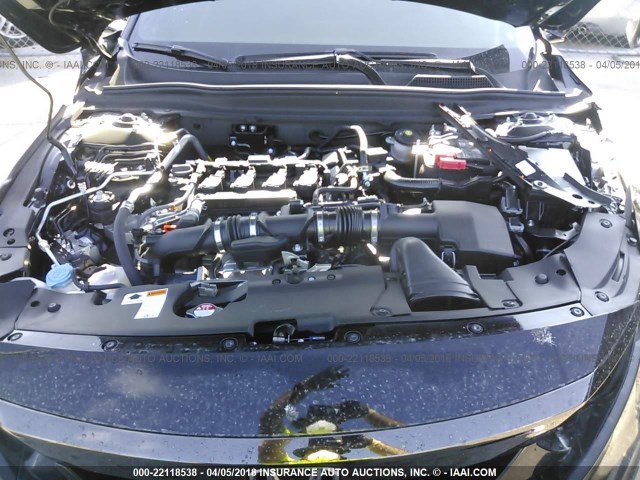 1HGCV1F35JA091866 - 2018 HONDA ACCORD SPORT შავი ფოტო 10