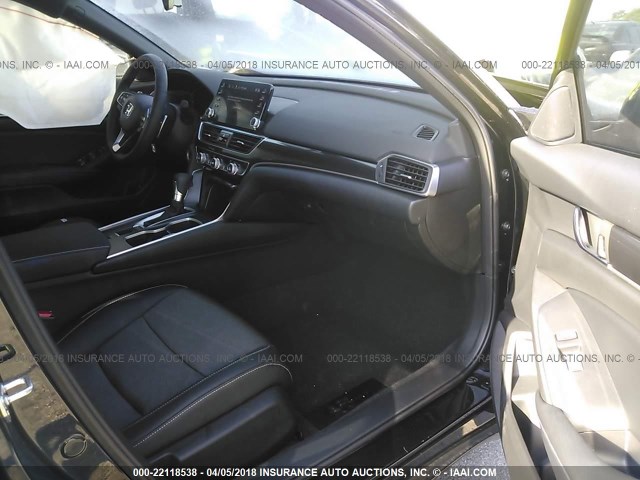 1HGCV1F35JA091866 - 2018 HONDA ACCORD SPORT შავი ფოტო 5
