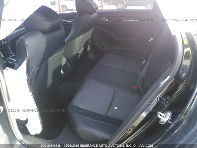1HGCV1F35JA091866 - 2018 HONDA ACCORD SPORT შავი ფოტო 8