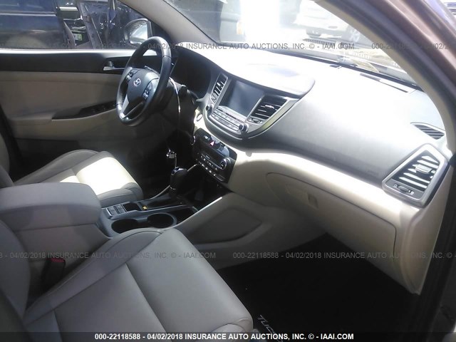 KM8J33A2XGU144439 - 2016 HYUNDAI TUCSON LIMITED/SPORT AND ECO/SE BROWN photo 5