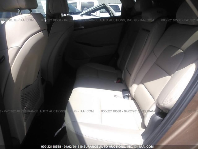 KM8J33A2XGU144439 - 2016 HYUNDAI TUCSON LIMITED/SPORT AND ECO/SE BROWN photo 8