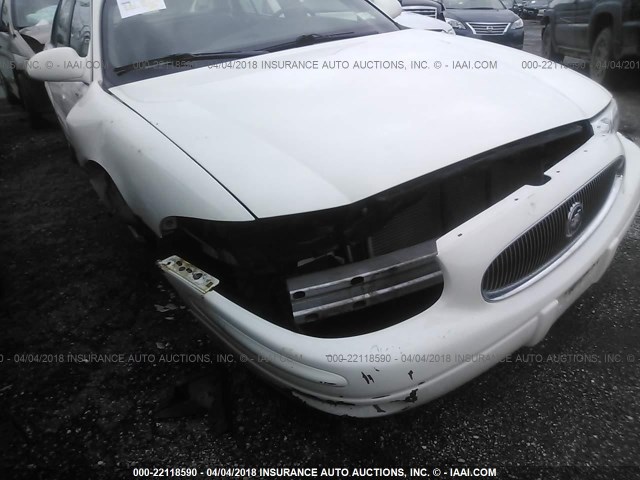 1G4HP52K55U271237 - 2005 BUICK LESABRE CUSTOM WHITE photo 6