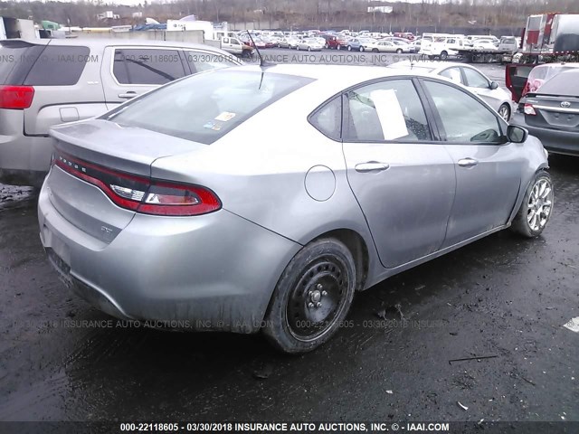 1C3CDFFA9GD820718 - 2016 DODGE DART SXT SPORT SILVER photo 4