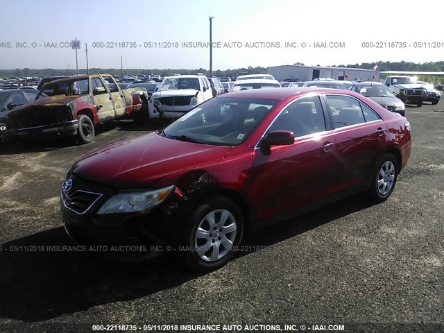 4T1BF3EK9AU029036 - 2010 TOYOTA CAMRY SE/LE/XLE 红色 照片 2