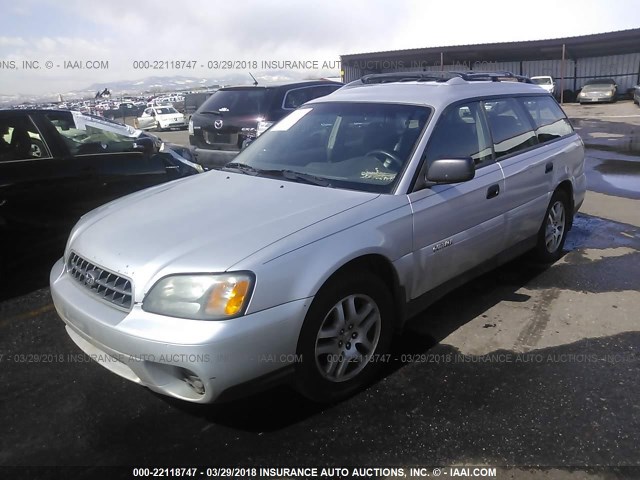 4S3BH675847639102 - 2004 SUBARU LEGACY OUTBACK AWP 银色 照片 2