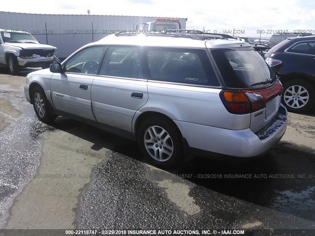 4S3BH675847639102 - 2004 SUBARU LEGACY OUTBACK AWP 银色 照片 3
