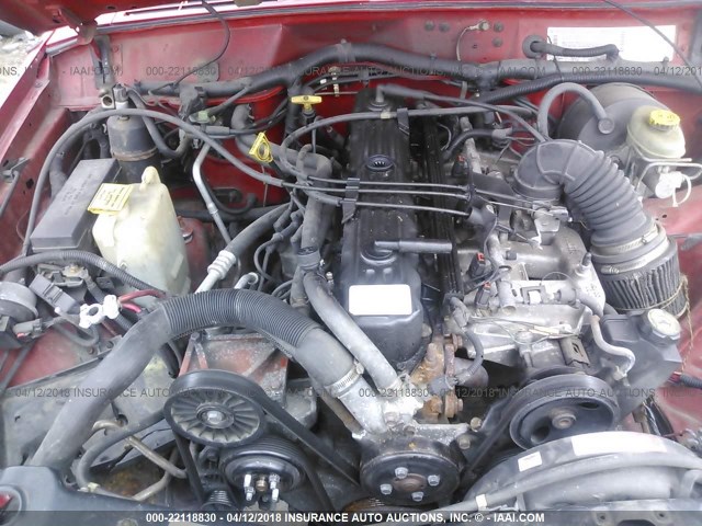 1J4FJ68S6WL264020 - 1998 JEEP CHEROKEE SPORT/CLASSIC წითელი ფოტო 10