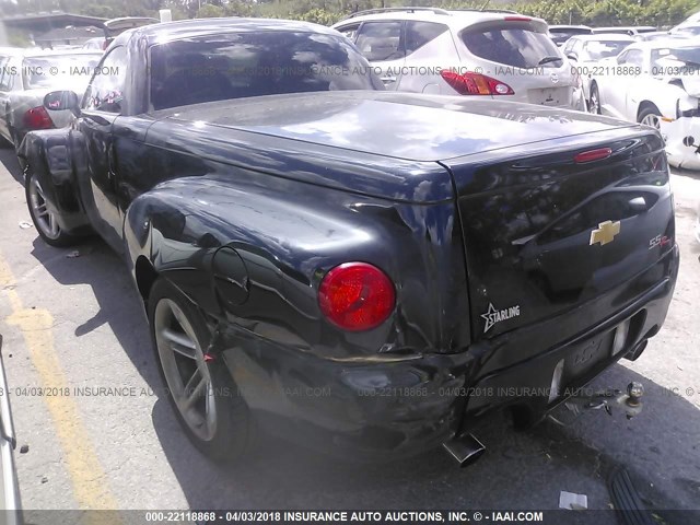 1GCES14P94B114084 - 2004 CHEVROLET SSR 黑色 照片 3