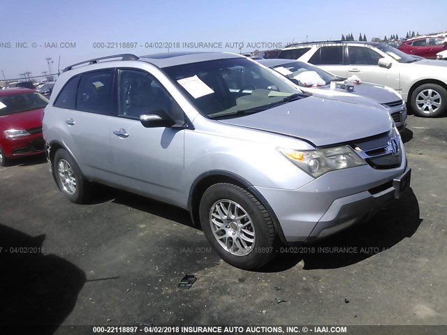 2HNYD28447H501550 - 2007 ACURA MDX TECHNOLOGY SILVER photo 1