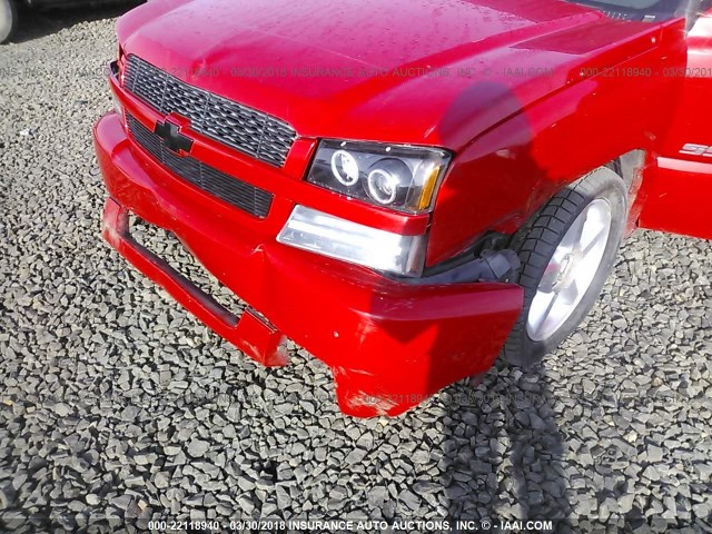 2GCEK19N231340148 - 2003 CHEVROLET SILVERADO K1500 RED photo 6