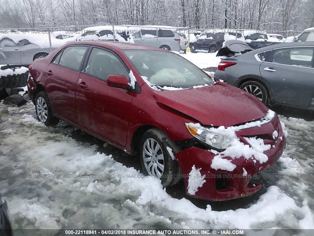 2T1BU4EE6CC904969 - 2012 TOYOTA COROLLA S/LE RED photo 1