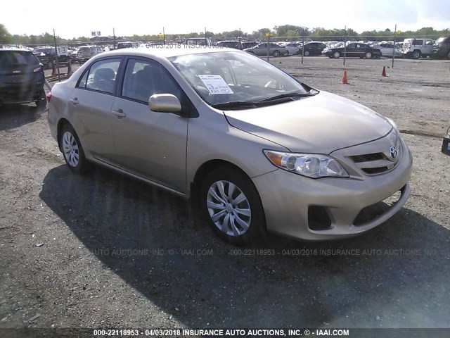 5YFBU4EE2CP041281 - 2012 TOYOTA COROLLA S/LE GOLD photo 1