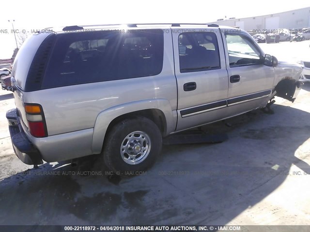 3GNGK26U55G211316 - 2005 CHEVROLET SUBURBAN K2500 Pewter photo 4