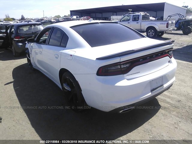 2C3CDXCT1GH226770 - 2016 DODGE CHARGER R/T WHITE photo 3