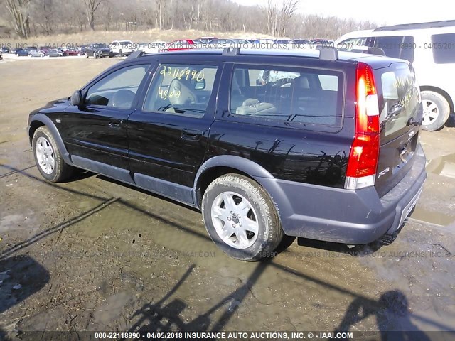 YV1SZ592451186329 - 2005 VOLVO XC70 BLACK photo 3