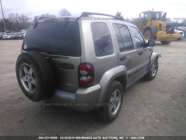 1J4GL38KX5W698385 - 2005 JEEP LIBERTY RENEGADE GRAY photo 4