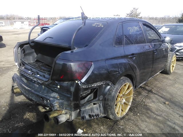 JF1GV7E65BG523343 - 2011 SUBARU IMPREZA WRX BLACK photo 4