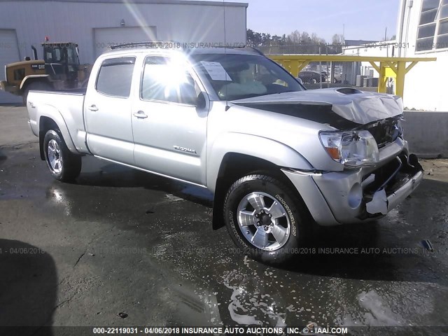 3TMMU52N06M002543 - 2006 TOYOTA TACOMA DOUBLE CAB LONG BED SILVER photo 1