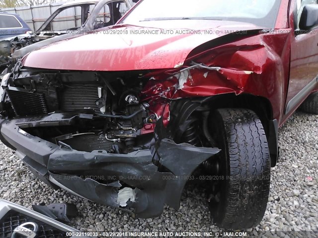 5N1AN0NW6CC505686 - 2012 NISSAN XTERRA OFF ROAD/S/SE RED photo 6