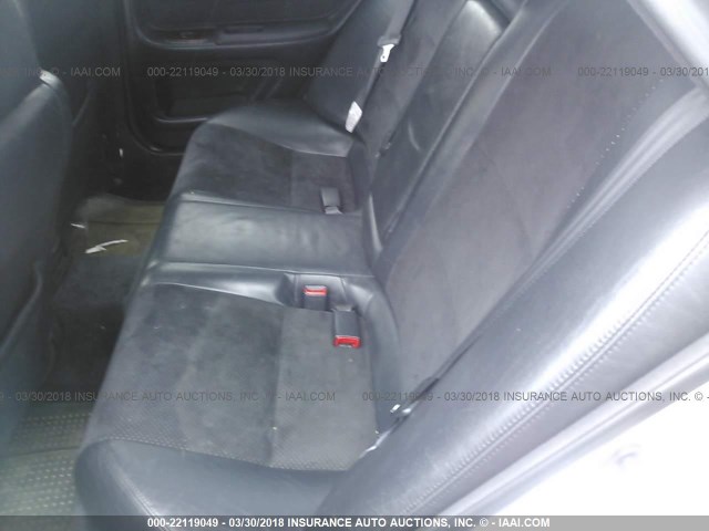 JTHBD192140091470 - 2004 LEXUS IS 300 SILVER photo 8