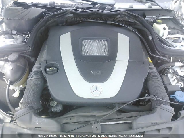 WDDGF56X88F038962 - 2008 MERCEDES-BENZ C 350 SILVER photo 10