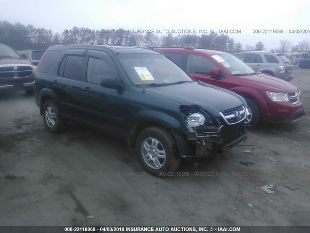 SHSRD78824U211912 - 2004 HONDA CR-V EX GREEN photo 1