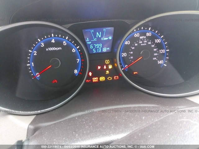 KM8JU3AC6CU501907 - 2012 HYUNDAI TUCSON GLS/LIMITED 浅蓝色 照片 7