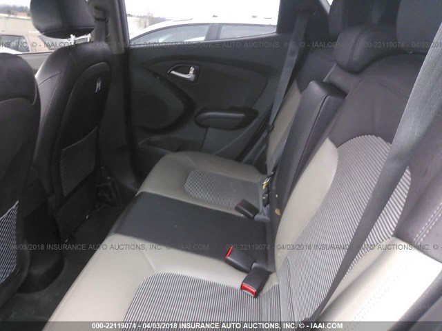 KM8JU3AC6CU501907 - 2012 HYUNDAI TUCSON GLS/LIMITED 浅蓝色 照片 8