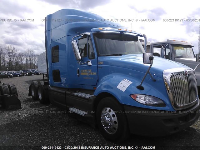 1HSDJSJR5DJ303337 - 2013 INTERNATIONAL PROSTAR RED photo 1