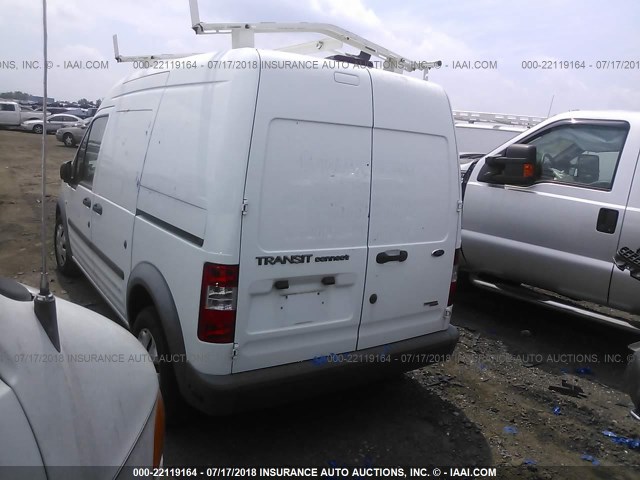 NM0LS7ANXDT145736 - 2013 FORD TRANSIT CONNECT XL WHITE photo 3