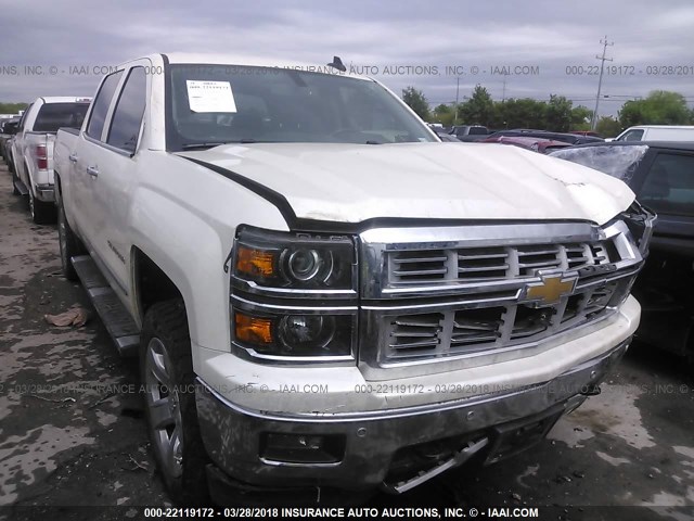 3GCUKSEC8FG117100 - 2015 CHEVROLET SILVERADO K1500 LTZ WHITE photo 1