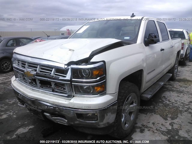 3GCUKSEC8FG117100 - 2015 CHEVROLET SILVERADO K1500 LTZ WHITE photo 2