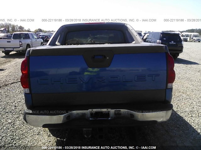 3GNEC12T64G116709 - 2004 CHEVROLET AVALANCHE C1500 BLUE photo 8